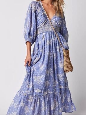 Free People golden hour maxi dress